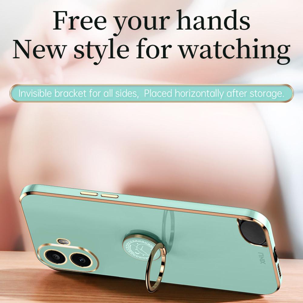 XINLI For Nothing CMF Phone 1 Case Ring Kickstand Electroplating TPU Phone Cover