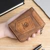 Anti Theft Male Bifold Wallets Classic Coin Pocket High Quality Men's Short Wallet  Travel