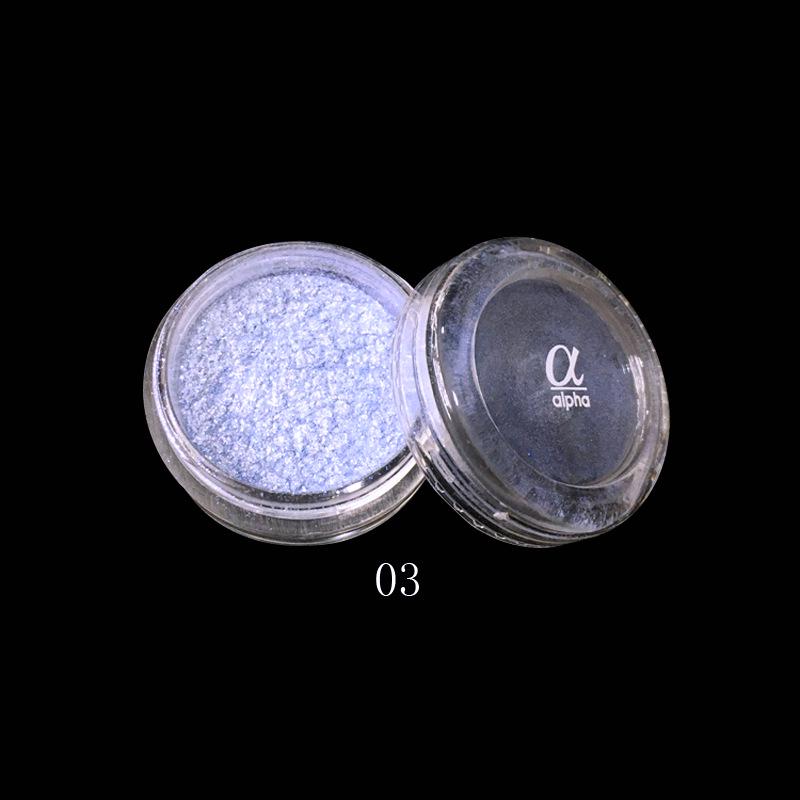 Alpha Glitter Shimmer Powder: Brightening Highlighter for Stage, Bridal Makeup & Nail Art