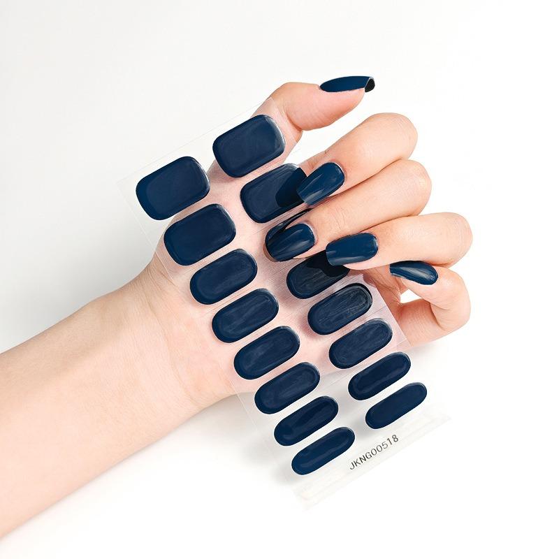 Neue einfarbige Nagelgel-Aufkleber, Nagelaufkleber, Nagelaufkleber, Lichthärtungslampen, Gel-Nagelaufkleber