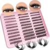 Lashie - Set: Curl Multipack False Eyelashes Cluster (Various Designs)