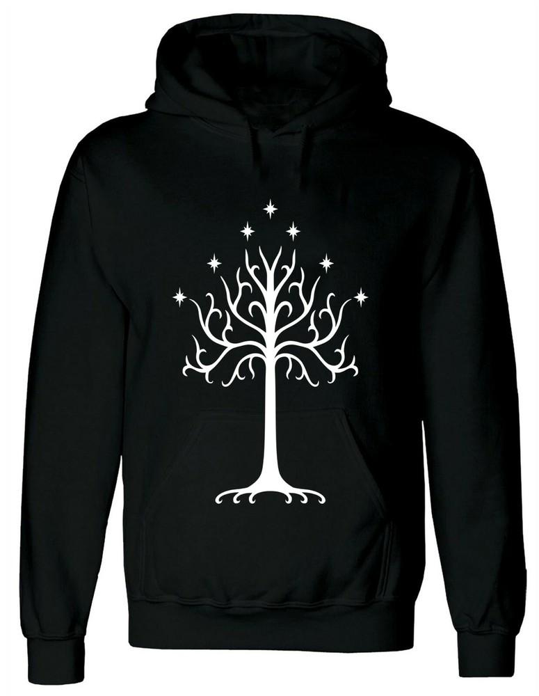 Tree Of Gondor Black Hooded Lord Of The Rings Hobbit Saruman Gandalf Frodo Lotr Unisex T-Shirt M