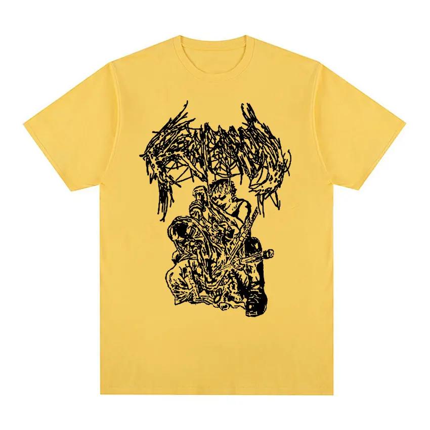 Rapper Ken Carson A Great Chaos Print Graphic Tee Shirt for Men Harajuku Fashion Clothing Tshirt Gothic Cotton Oversized T Shirt