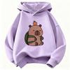 New Kids Kawaii Capybara Children's Hoodie Sweatshirt Cute Hoody for Boys Girls Spring Casual Hoodies