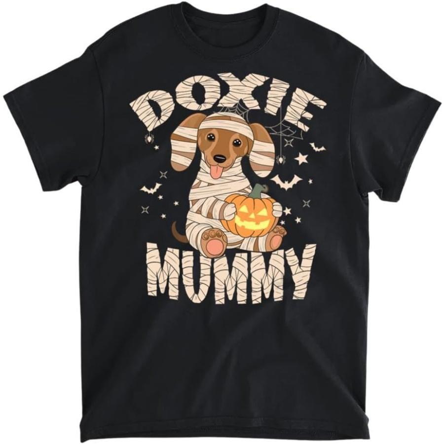 

Dachshund Dog Lover Lazy Halloween Costume Doxie Mummy T-Shirt, Tank Top, Long Sleeve Shirt, Sweatshirt, Hoodie Men Women Kids Made in Canada XXXXXL різнокольоровий