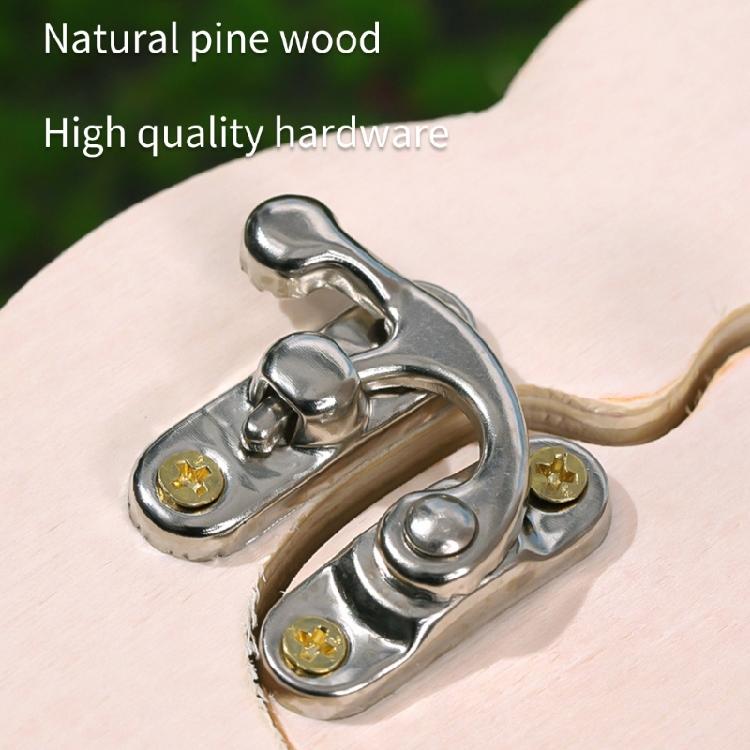 Small Animal Wood Shelter House Small Pet House Cage Accessories Habitat House Hamster Hideouts Playhouse for Chipmunks