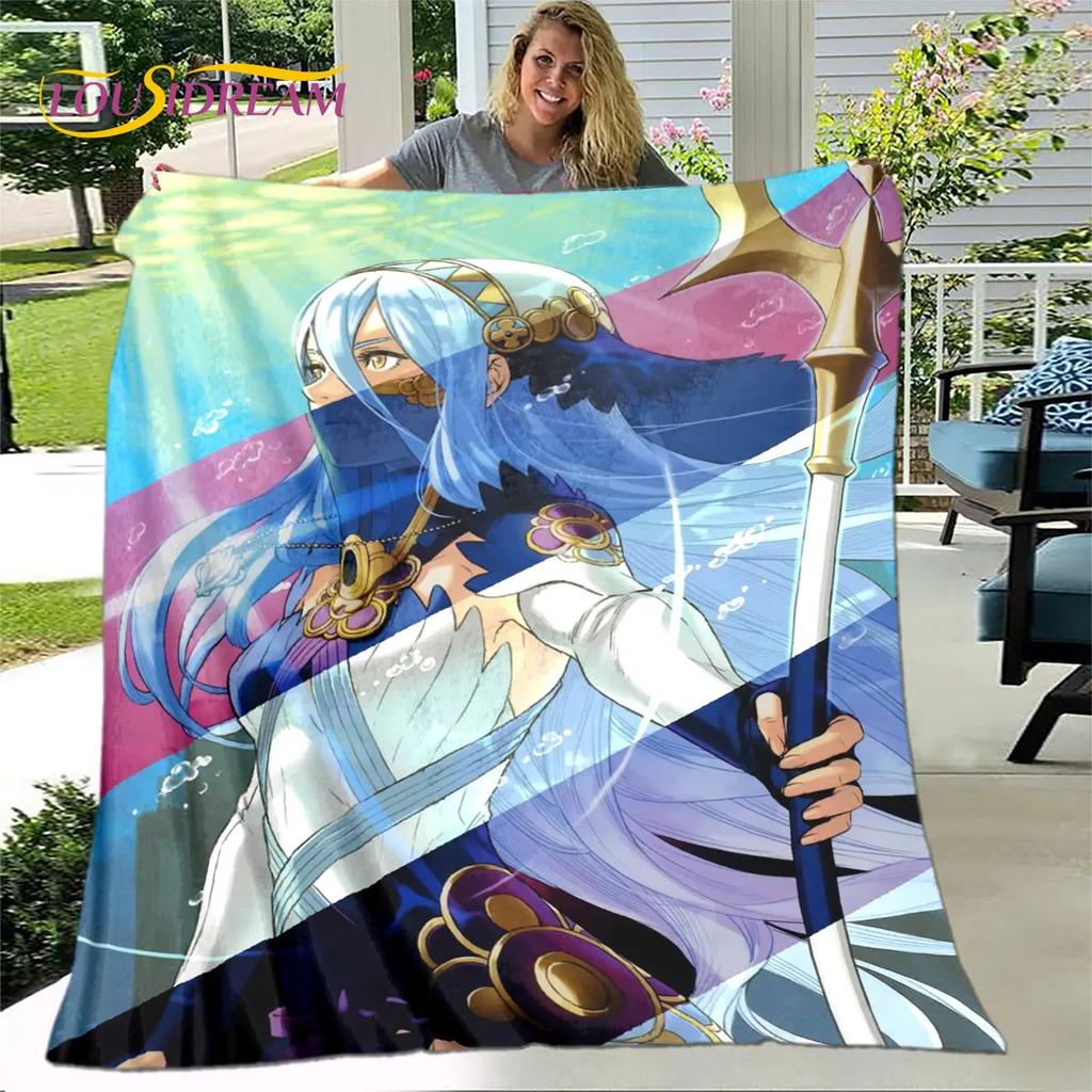 Game Fire Emblem Series Gamer Soft Plush Blanket,Flannel Blanket Throw Blanket for Living Room Bedroom Bed Sofa Picnic Cover Kid