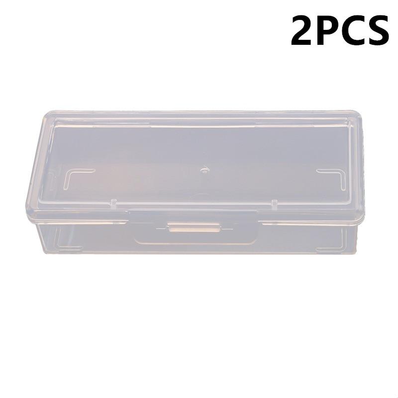 Portable Storage Box Travel Transparent Medicine Box Cotton Swab Holder Case Jewelry Organizer Dust-proof Container Accessories