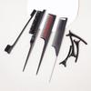 8pcs Hair Styling Tool Set, 1 Hair Brush, 1 Edge Comb Brush, 4 Hair Clips, 2 Pointed Tail Combs, Special for Real Hair Wigs