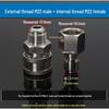 3/8" Stainless Steel Quick-Connect M18*1.5 for High-Pressure Car Wash Machine Water Gun Hose