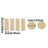6pcs Replacement Self-Adhesive Shoe Repair Patch Universal Durable Heel Hole Pads Microfiber Leather Sneaker Repair Pads