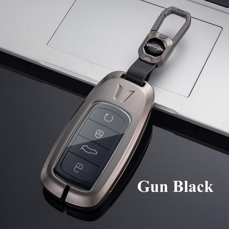 Metal Car Key Cover Auto Accessories For Chery Tiggo 3 5X 4 8 Glx GX 7 8 2019 2020 Arrizo For Chery Tiggo 8 Pro Tiggo 8plus New 5 Plus 7pro