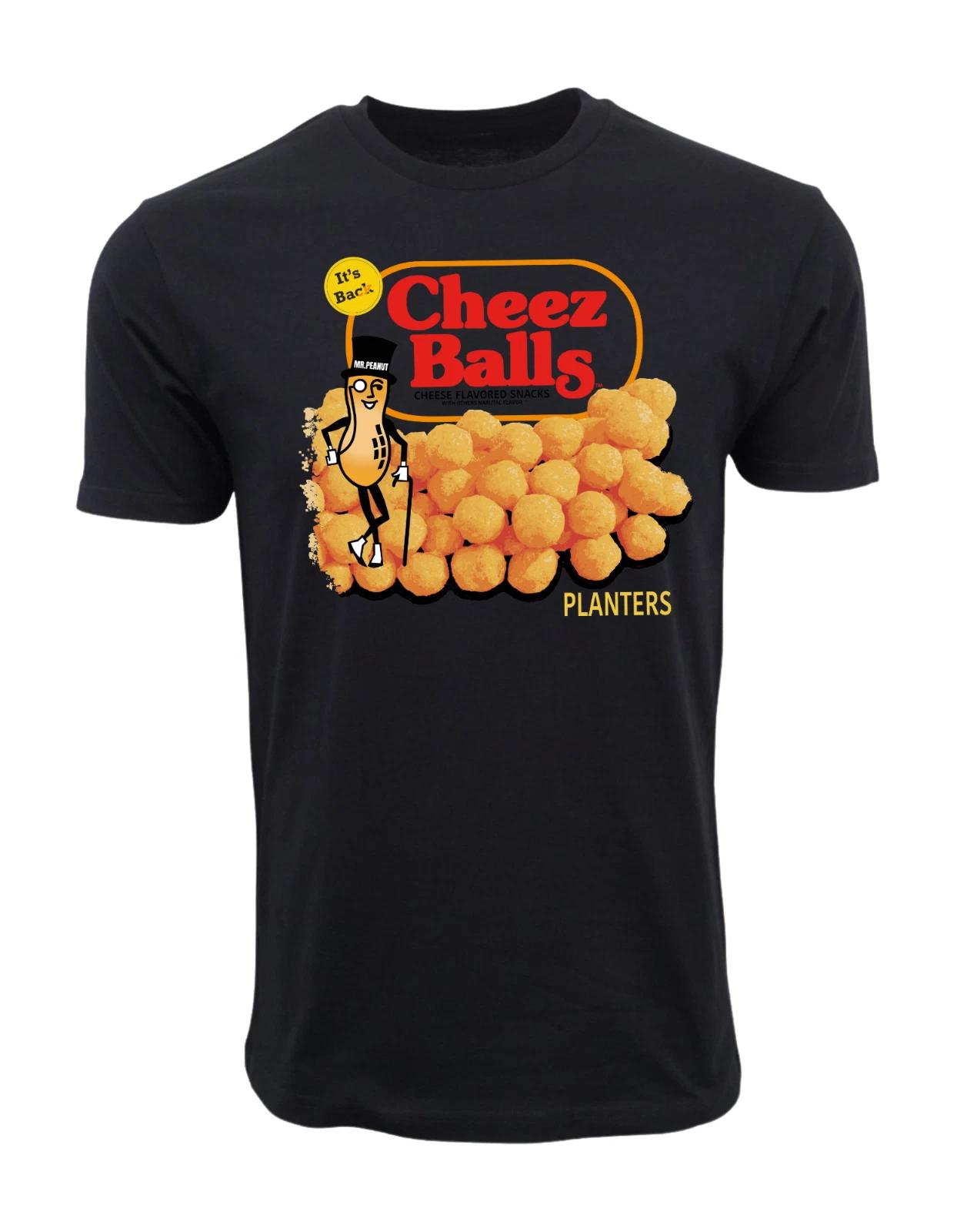 Unisex Adult Casual Graphic PALNTERS CHEEZ BALLS T SHIRT T-Shirt XXXL