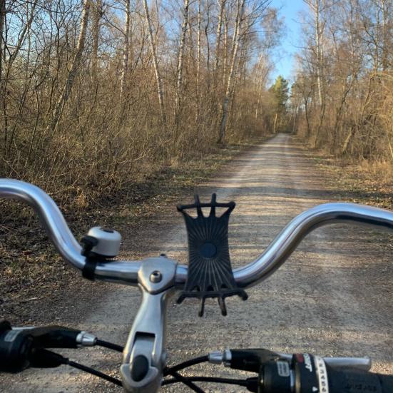 Phone Holder Non-slip Rotation Universal Handlebar 360 Degree Mounted Navigation Phone Bracket