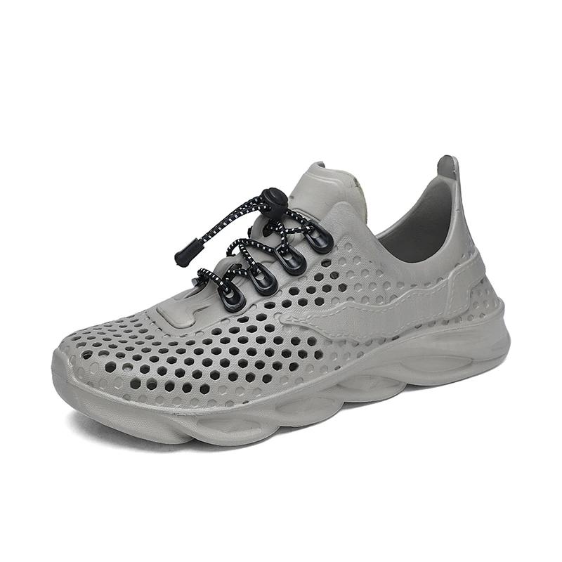 Men Sandals Men's Summer Slippers Comfortable Eva Soft Sole Slides Dual-use Indoor Soft-soled Garden Shoes Wear Beach Shoes