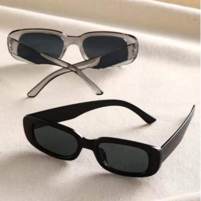 Protective Glasses 2PCS Women Sports Glasses Mirrored Cat Eye Sunglasses Retro Small Frame Eyewear Fashion Ladies Driver Goggles