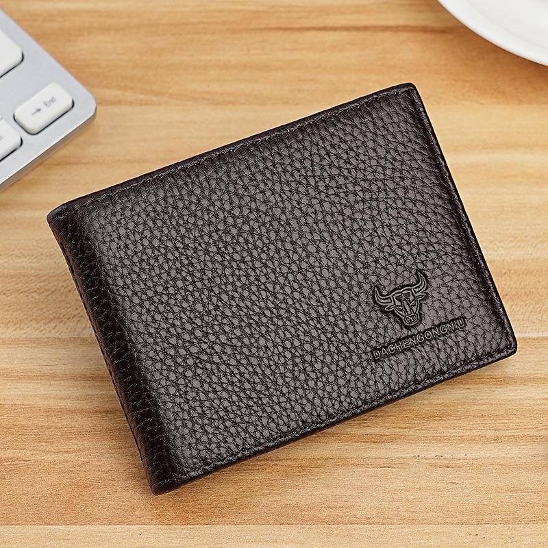 Genuine Leather Driver's License & Vehicle Registration Holder, Top Layer Cowhide, Multifunctional Card Wallet for Men & Women