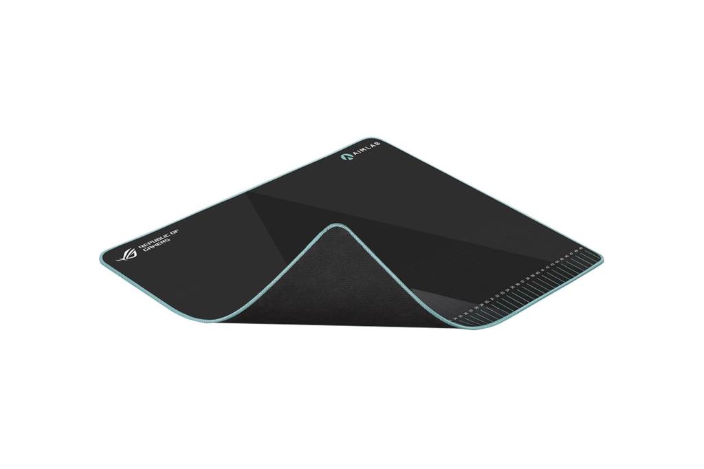 ASUS ROG Hone Ace Aim Lab Edition Gaming 508 x 420 x Large Soft Hybrid Cloth Rubber for Esports and FPS Black Mousepad, 3mm, Size, Material, Non-Slip