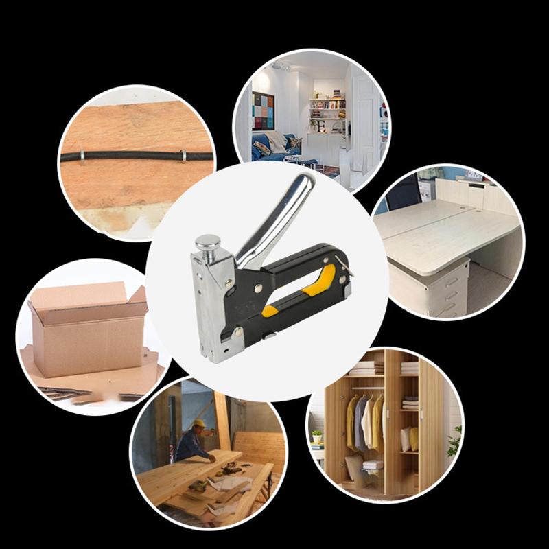 Multitool Nail Stapler Gun Furniture Stapler for Wood Door Upholstery Framing Rivet Gun Kit Nailers Rivet Tool Stationery