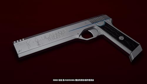 Fullcock Realfoam Water Gun, 19th Edition, from "The Irregular At Magic High School Season 3" Silver Horn, White Silver Paint, Approximately 298mm Lon