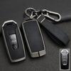 Zinc Alloy+Pu Leather Car Key Case Cover For Vw Volkswagen Touareg       3 Buttons Remote Key Protector