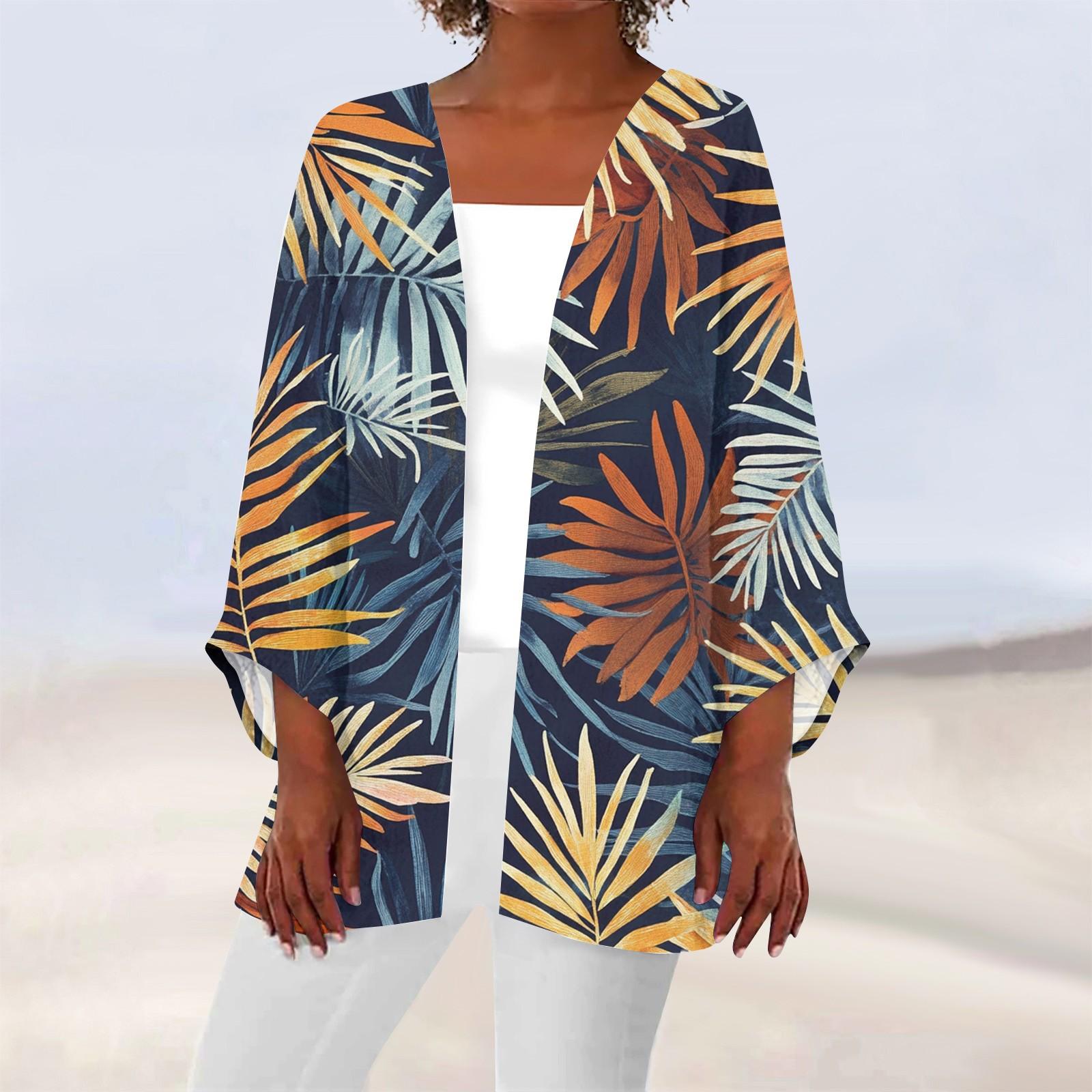 

Жіночий повсякденний модний легкий жакет середньої довжини з принтом S верблюд