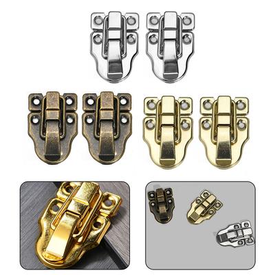 2 stücke Schmuck Holz Box Schließbügel Schublade Riegel Dekorative Koffer Toggle Haspe Latch Schnalle Verschluss Möbel Hardware