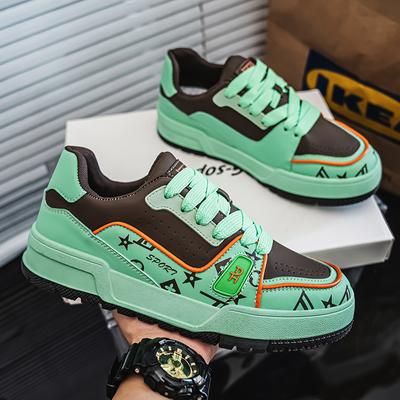 Sneakers Uomo Autunno Inverno Moda Verde Scarpe Firmate per Uomo Piattaforma Casual Skateboard Sneakers Uomo zapatillas hombre 2024