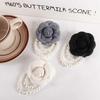 Fabric Corsage Tassel Woman Brooch Shirt Collar Accessories Korean Style Brooch Fashion Jewelry Pin