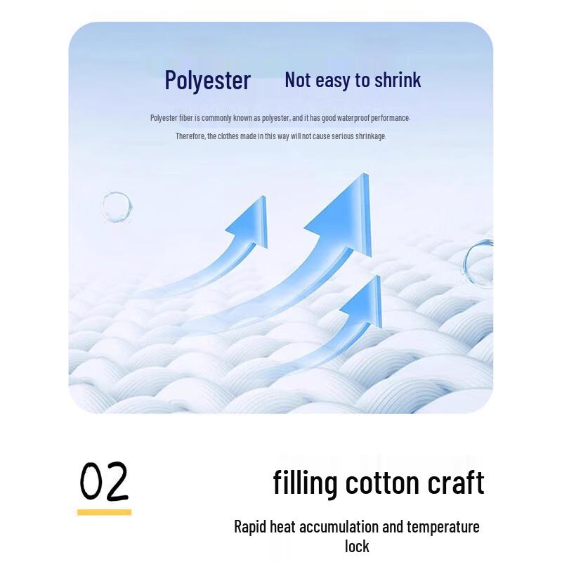 EASTERN CAMEL Men's Thickened Winter Padded Baseball Jacket