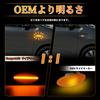 GemPro LED Side Marker Lights for Suzuki DA64 Wagon Jimny Spacia MK32 Wagon R MH21 MH22 MH23 MH34 smoked R, Every, JB23, MK53, Hustler, (2 pieces,