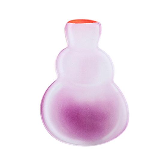 Mini Acrylic Vase Refrigerator Magnet 3D Plants Flower Holder Miniature Vase Fridge Magnet Home Office Kitchen Decoration B