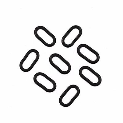 Bimoo 20pcs Anti Glare Matt Finish Carp Fishing Accessories Oval Blow Back Rig Rings Terminal Tackle