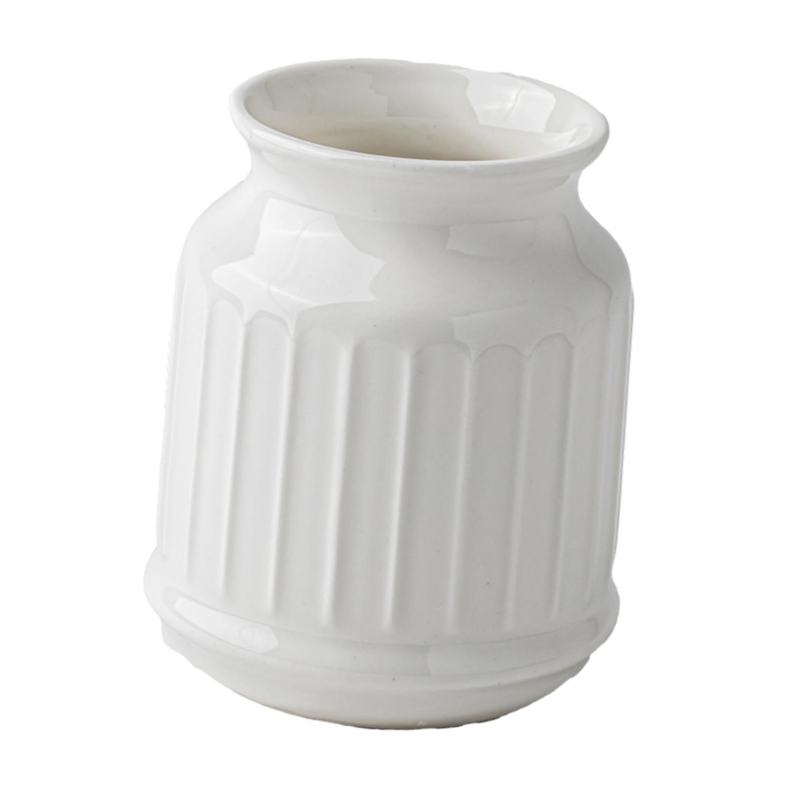 

Utensil Holder Stylish Spoons Chopsticks Forks Housewarming Gift Decorative Practical Jar Multipurpose Ceramic Utensil Crock слоновая кость