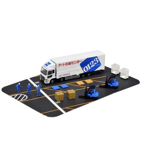 The Truck Collection Truck Collection Logistics Site Wing Van Set C Art Moving Center Diorama Supplies