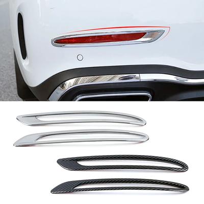 Mercedes Benz C Sınıfı W206 2024 2024 Araba Dış Parça Arka Sis Lambası Işık Çerçevesi Kapağı Trim Krom Karbon Fiber Renk Yenileme
