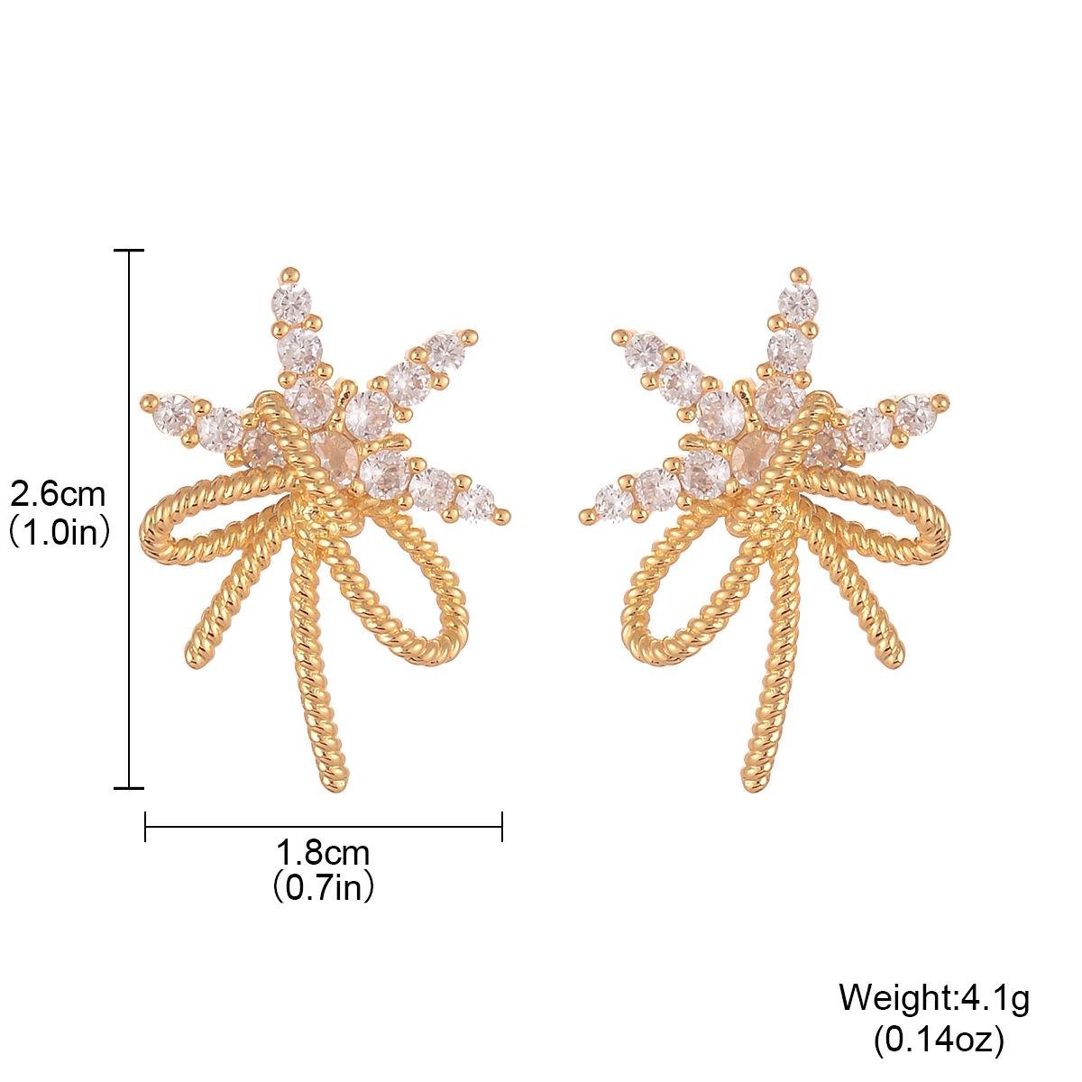 

Bright Nebula Earrings Summer Premium Starlight Snowflake Earrings Versatile Meteor Light Luxury Premium Women s Jewelry