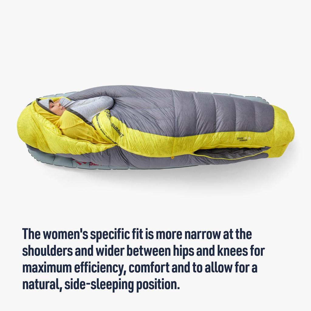 Sea to Summit Spark Ultralight Down Sleeping Bag 45 Degree Regular Women's