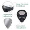 0.3mm Stainless Steel and Metal Guitar Picks with Holder and Storage Box