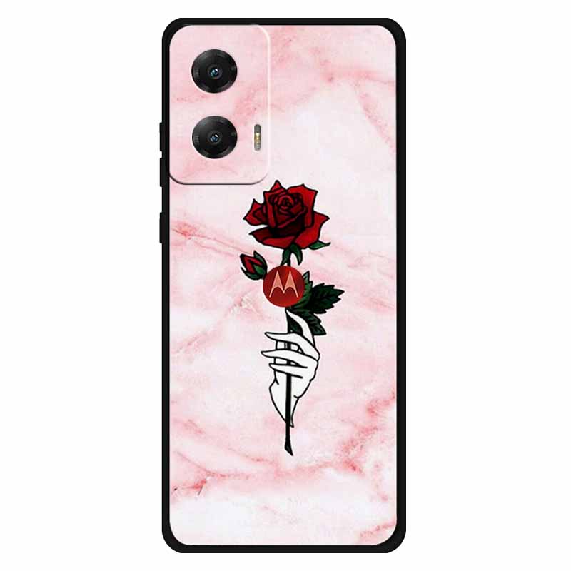 Soft Silicone Phone Cases For Moto G Stylus 5G 2024 Case Flower Cool Printed Shell For Motorola MOTO G Stylus 5G 2023 Covers Cat