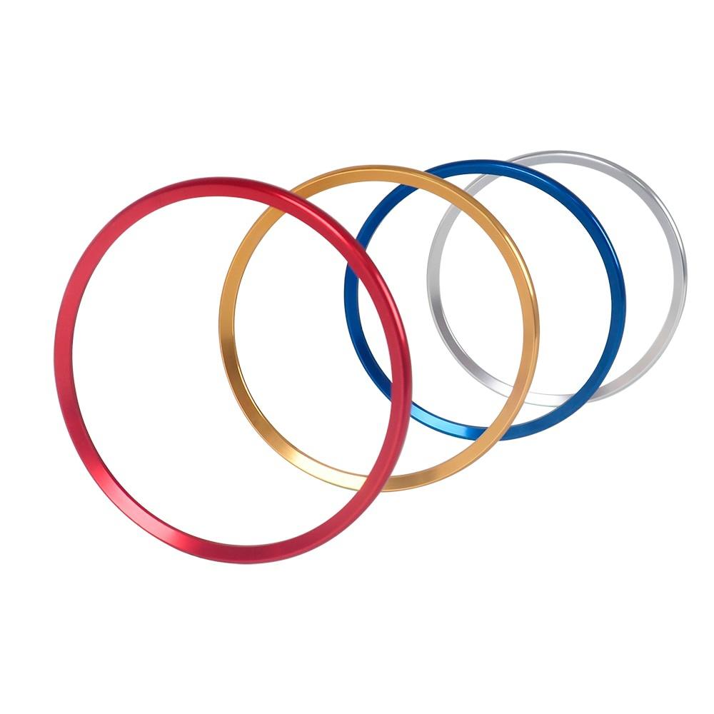 Inel cerc de volan din aluminiu 4culori pentru A*i A*4 Q*3 2017 2018 Decor logo-ul volanului