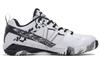 Li Ning Professional Cushioning Abrasion Resistant Support Rebound Low top Badminton Shoes Unisex White Black AYAR015-1