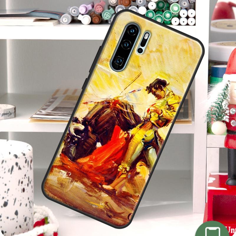 Bullfight Bull Fighter Case For Huawei Nova 11 Pro 10 9 SE 3i 7i 11i 5T Y60 Y61 Y70 Y90 Y91 P20 P40 P30 Lite Cover