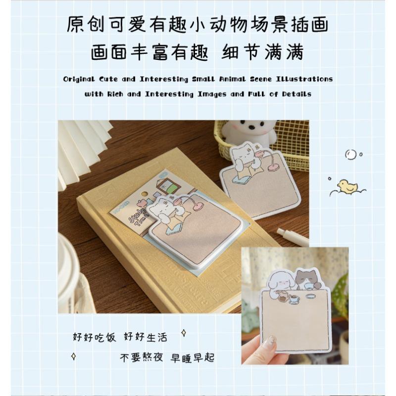 Cute Cat Life Theme Sticky Notes Memo Reminder Decoration Paper