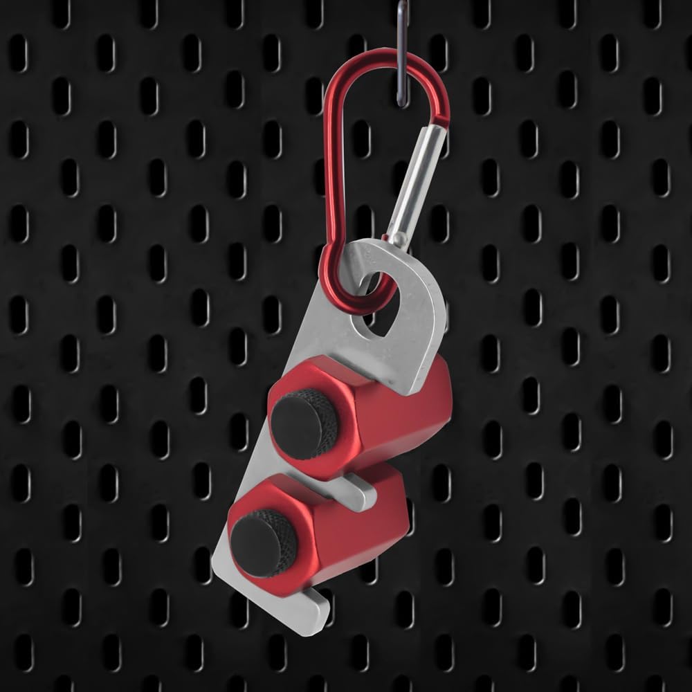 Square Auxiliary Clamp Carabiner Stair Gauge Framing Square Clip Holder Aluminium Alloy Square Layout Attachment Jigs Metal Stair Stringer Layout for