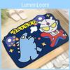Ultraman Monster Cute Rocket Pattern Diatom Mud Cushion Kitchen Toilet Carpet
