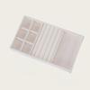 1PC Beige Flocking Jewelry Organizer Tray Detachable Divider Jewelry Box Multi Grids Storage Case for DIY Jewelry Making Display