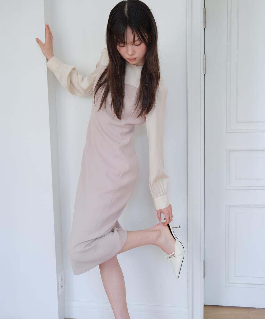 Yeoppe Two Tone Onepiece_Beige
