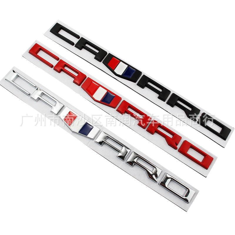 3D Car Styling Rear Trunk Emblem Decals for Chevrolet CAMARO Bumblebee car sticker modification Letter Badge Auto Accessories
