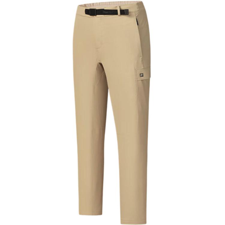 FILA Explore Fashion Comfortable Durable Lightweight Solid Color Casual Pants Men bottoms Chestnut A11M5178-02F